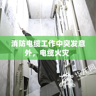 消防电缆工作中突发意外，电缆火灾 