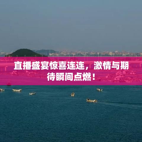 直播盛宴惊喜连连,激情与期待瞬间点燃!