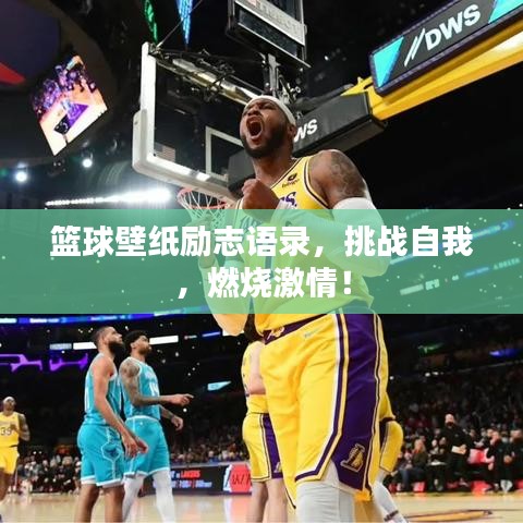 篮球壁纸励志语录，挑战自我，燃烧激情！